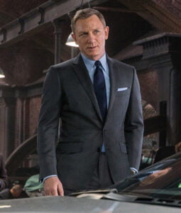 James Bond Spectre Grey Pinstripe Suit 1