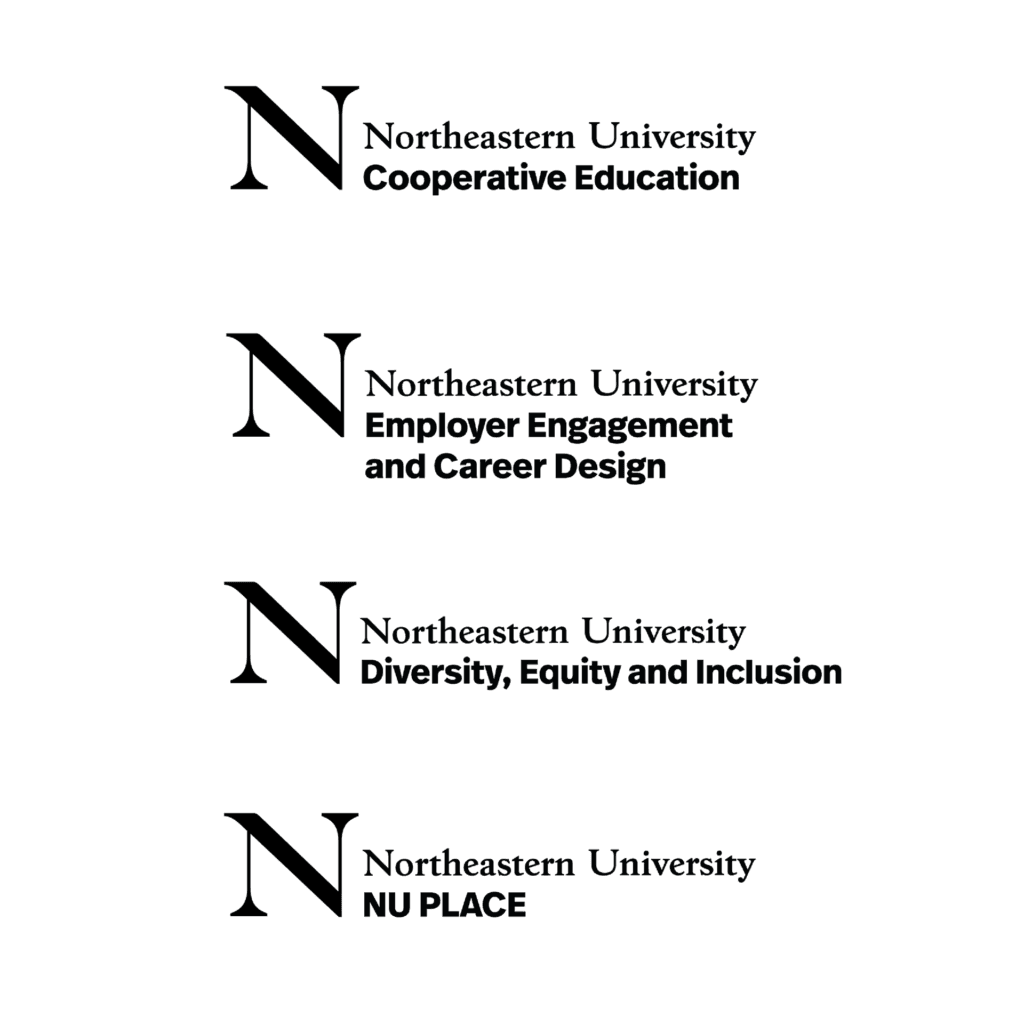 Northeastern Uni Multiple Programs Logos
