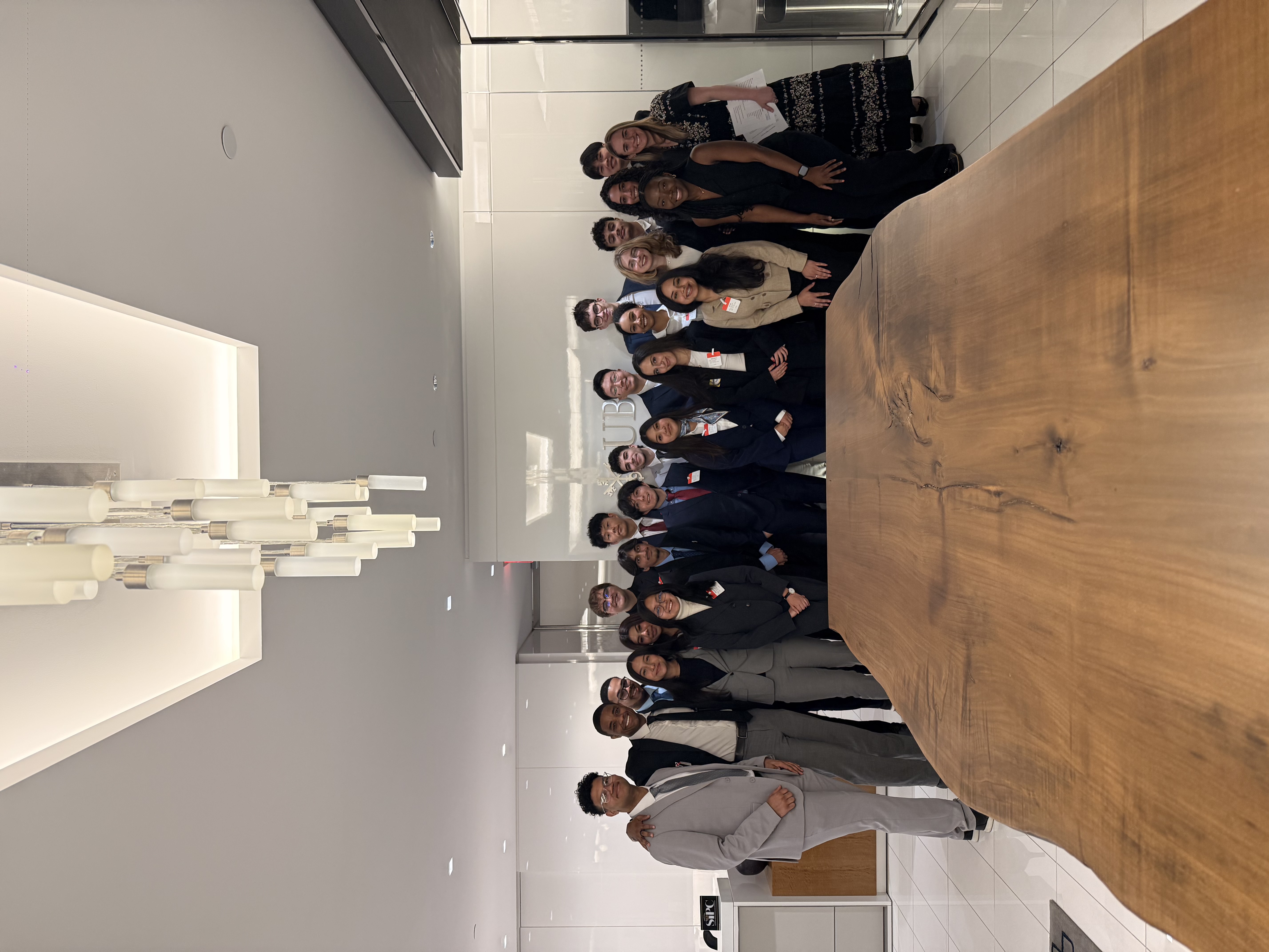 Students in professional attire